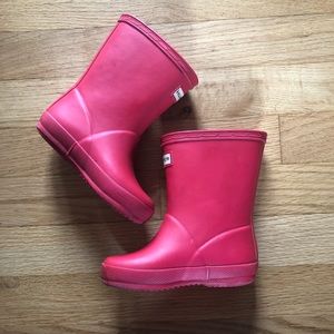 Pink Toddler Hunter Boots UK6/US7